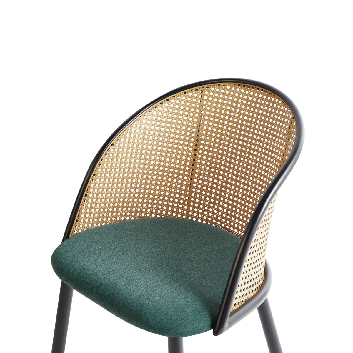 Zestaw 2 krzeseł do jadalni CORNELL Metal Zielony