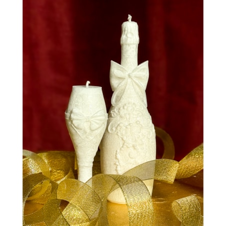 VERKOI Świeca Ozdobna Champagne Bottle