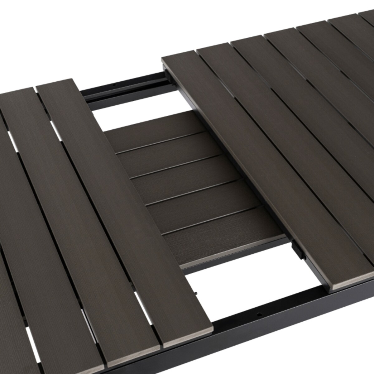 Zestaw Mebli Ogrodowych Na Taras Ogród Technorattan Czarny Popiel