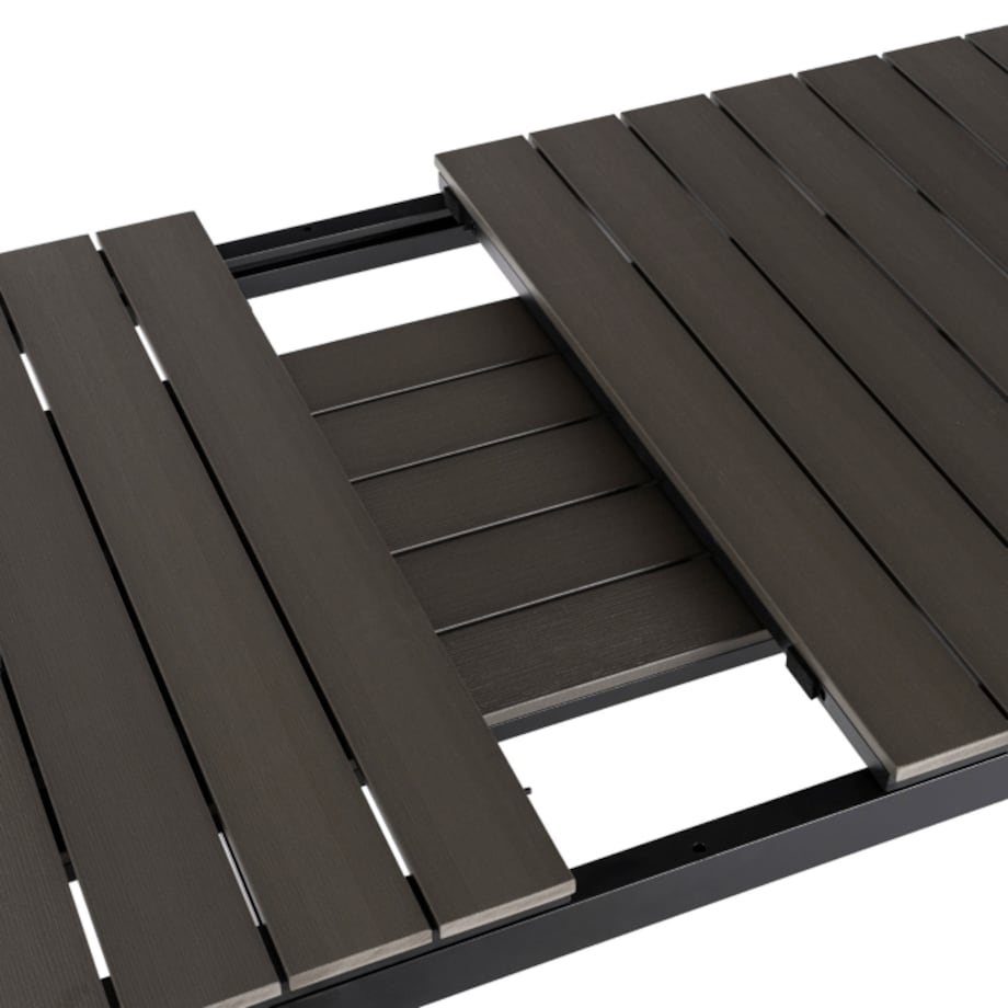 Zestaw Mebli Ogrodowych Na Taras Ogród Technorattan Czarny Popiel