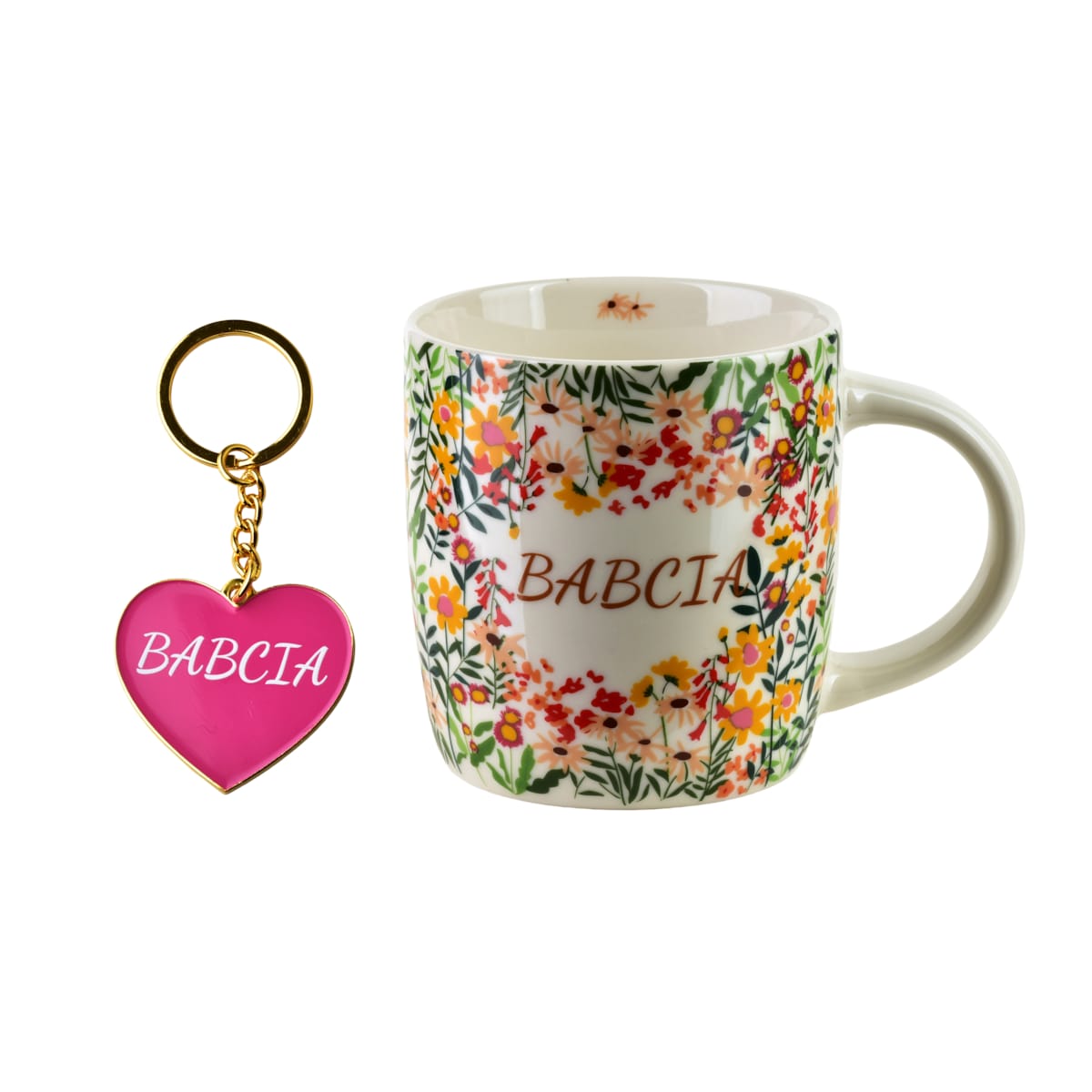 Kubek z brelokiem BABCIA