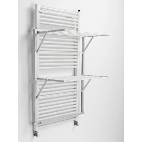ARREDAMENTI KLAUS Suszarka na pranie na kaloryfer - 89 x 68 cm, Biały