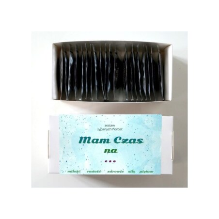 Zestaw herbat smakowych MAM CZAS NA 20 saszetek prezent podarunek upominek
