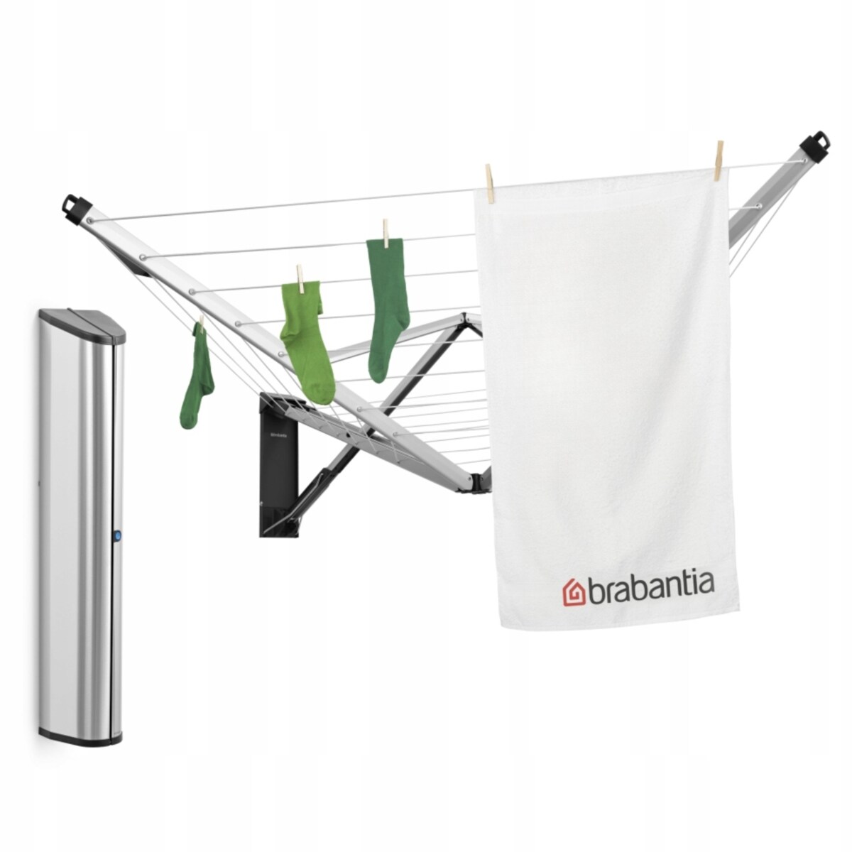 Suszarka ścienna Wallflix 24m + stalowa obudowa 475924