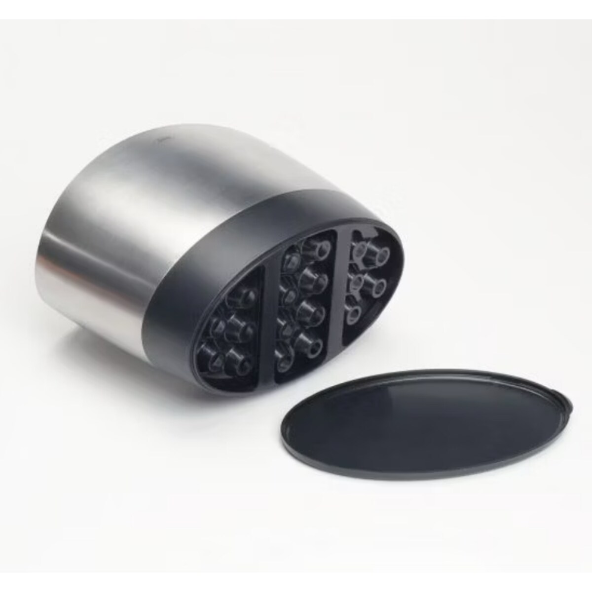 Pojemnik na narzędzia kuchenne stalowy, 21 × 12 × 16 cm, Oxo