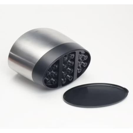 Pojemnik na narzędzia kuchenne stalowy, 21 × 12 × 16 cm, Oxo