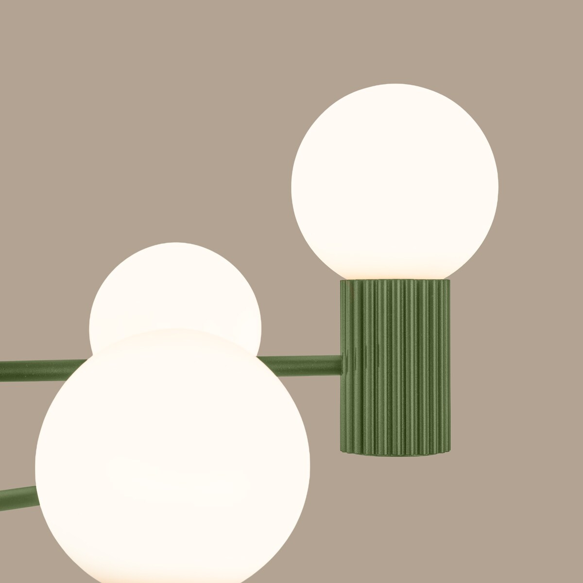 Żyrandol HALO 6 zielony oliwkowy