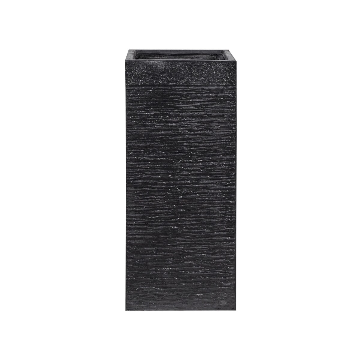 Doniczka 26 x 26 x 60 cm czarna DION