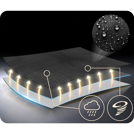 Huśtawka ogrodowa Neo-Sport Swingo bocianie gniazdo fotel wiszący 110 cm czarna