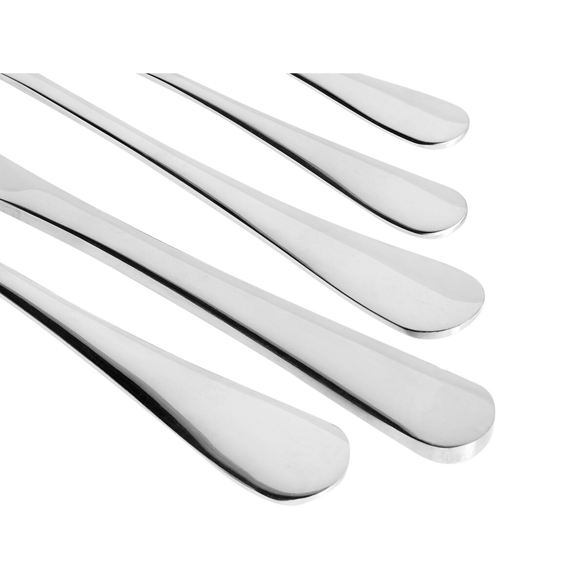 Zestaw sztućców 30 elementów srebrny FUSILLI