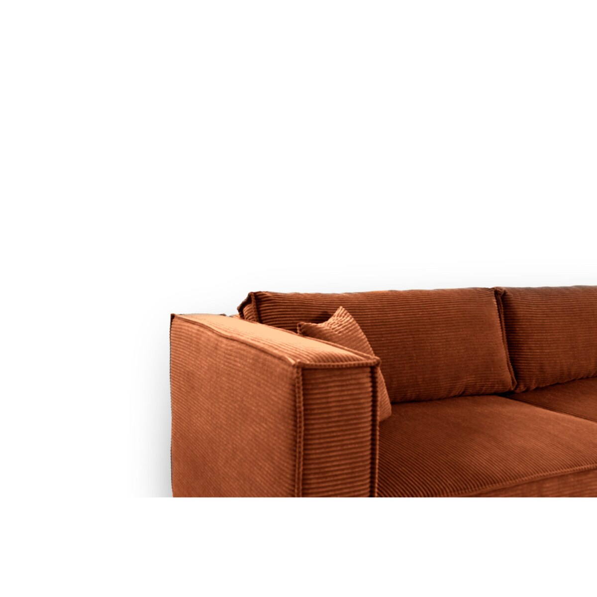 Narożnik KEYMON z funkcją spania sztruks Kolor: POSO 40