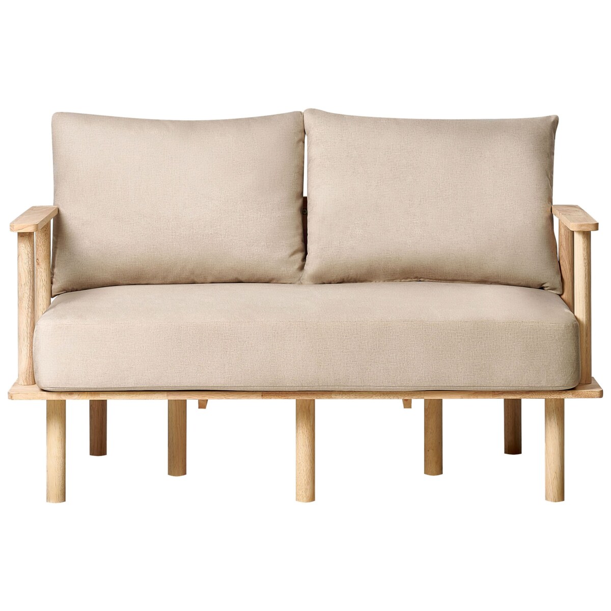 Komplet wypoczynkowy 3-osobowy beżowy ASKER