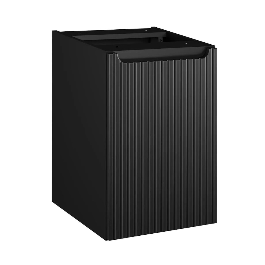 Szafka łazienkowa NOVA BLACK D2 81-40-1D 40cm czarna z koszem