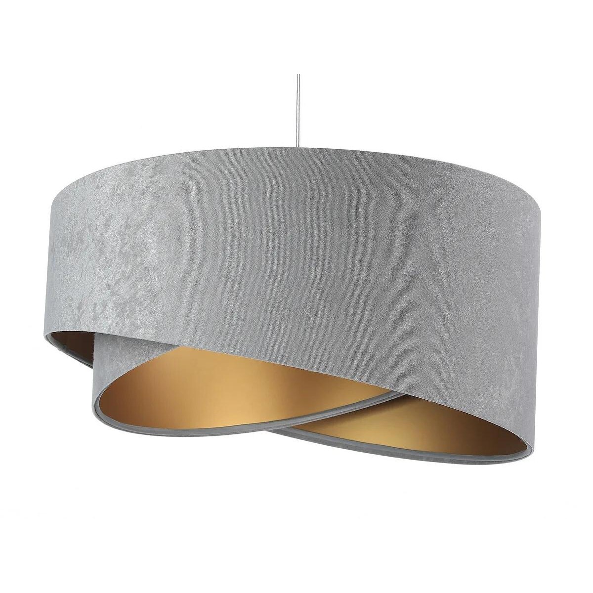 Lampa wisząca GEMSTONE szara/złota