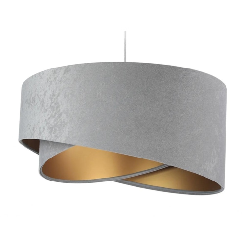 Lampa wisząca GEMSTONE szara/złota