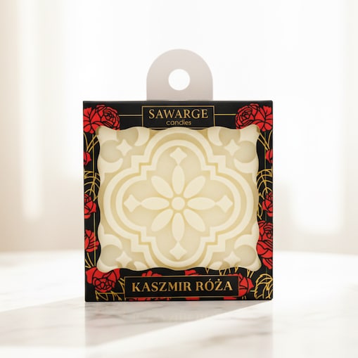 Zapachowa zawieszka do szafy wosk sojowy Kaszmir Róża