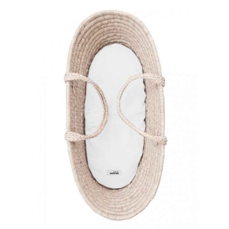 Prześcieradło muślinowe do gondoli/kosza mojżeszowego - WHITE