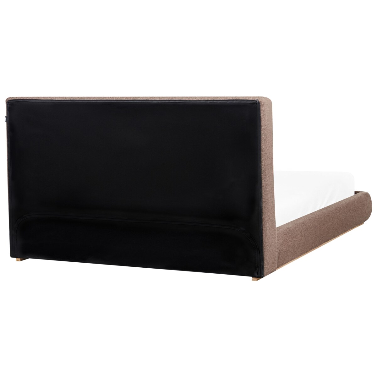 Łóżko z pojemnikiem CAMPAGNE 180 x 200 cm Ciemnobrązowy