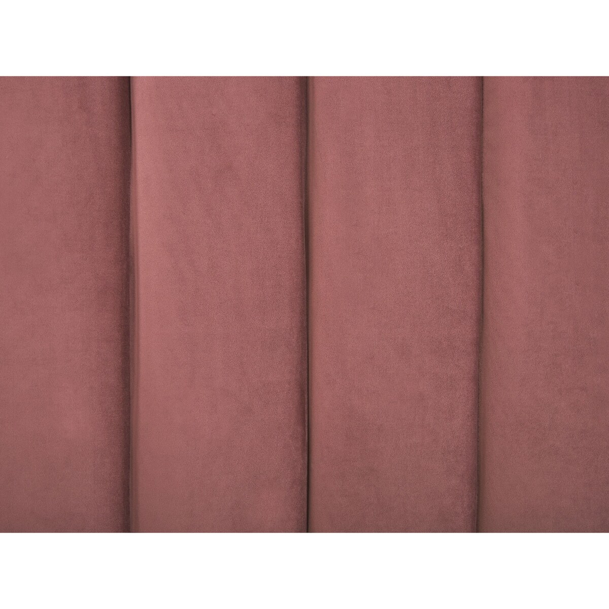 Łóżko welurowe 140 x 200 cm różowe AMBILLOU