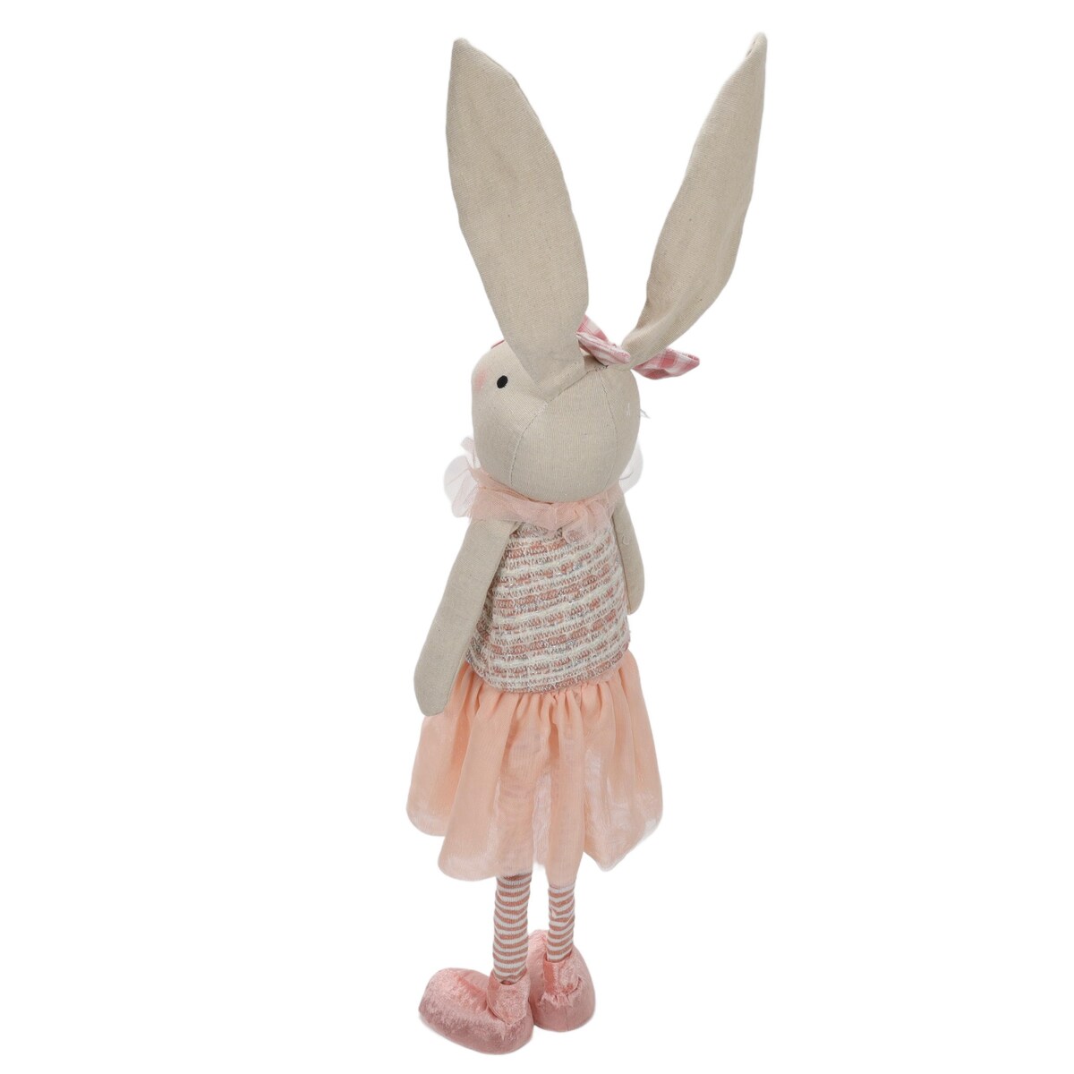 Figurka dekoracyjna królik z wyciąganymi nogami, 85 cm