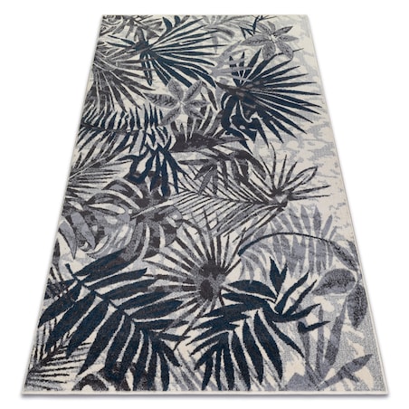 Dywan HEOS 78561 krem / niebieski DŻUNGLA 190x270 cm