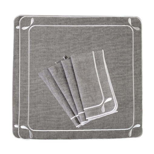 Haftowane serwetki Dragonfly - 6 sztuk