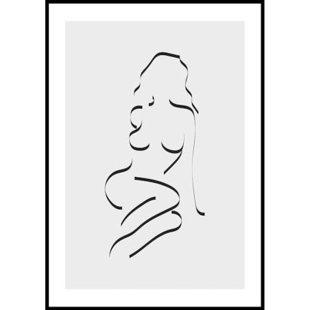 plakat her shape 50x70 cm