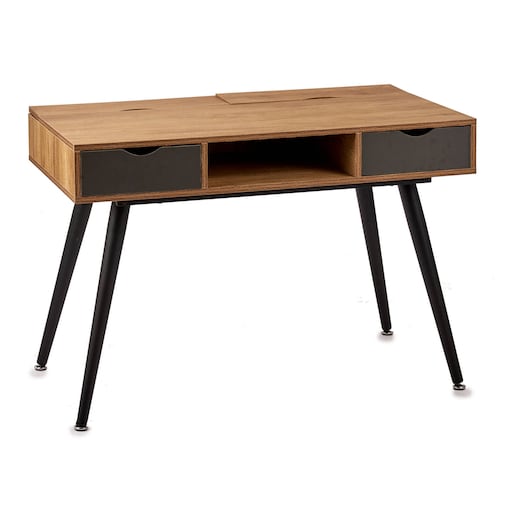 Biurko industrialne z szufladami, 110 x 60 x 75 cm