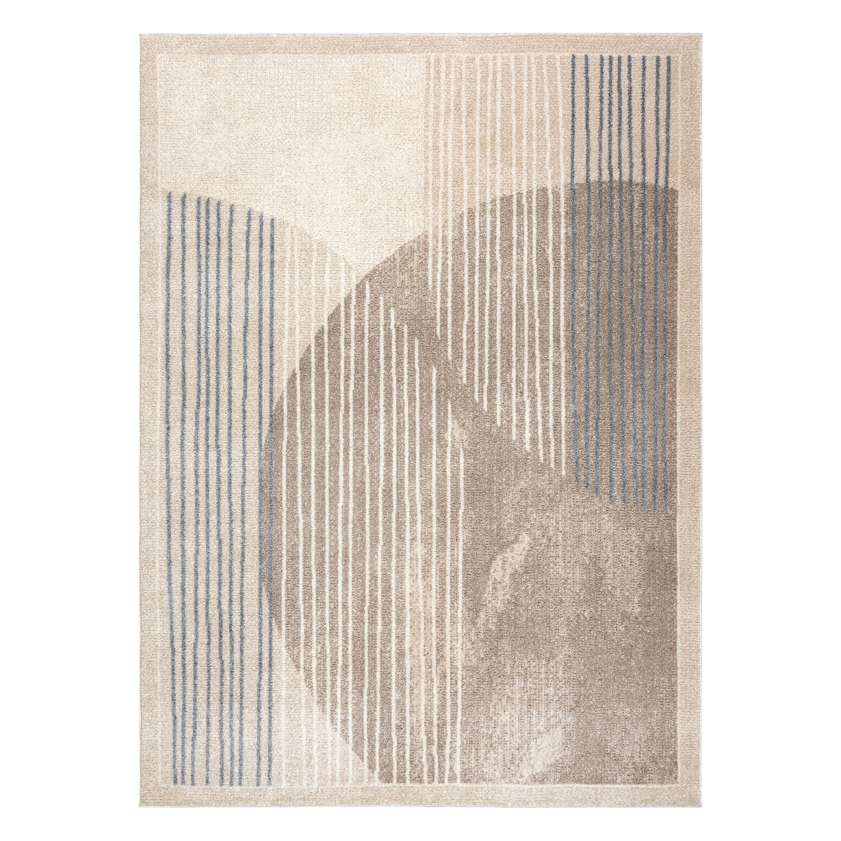 Dywan FUSION 0815 krem / beż - Geometryczny, 80x150 cm