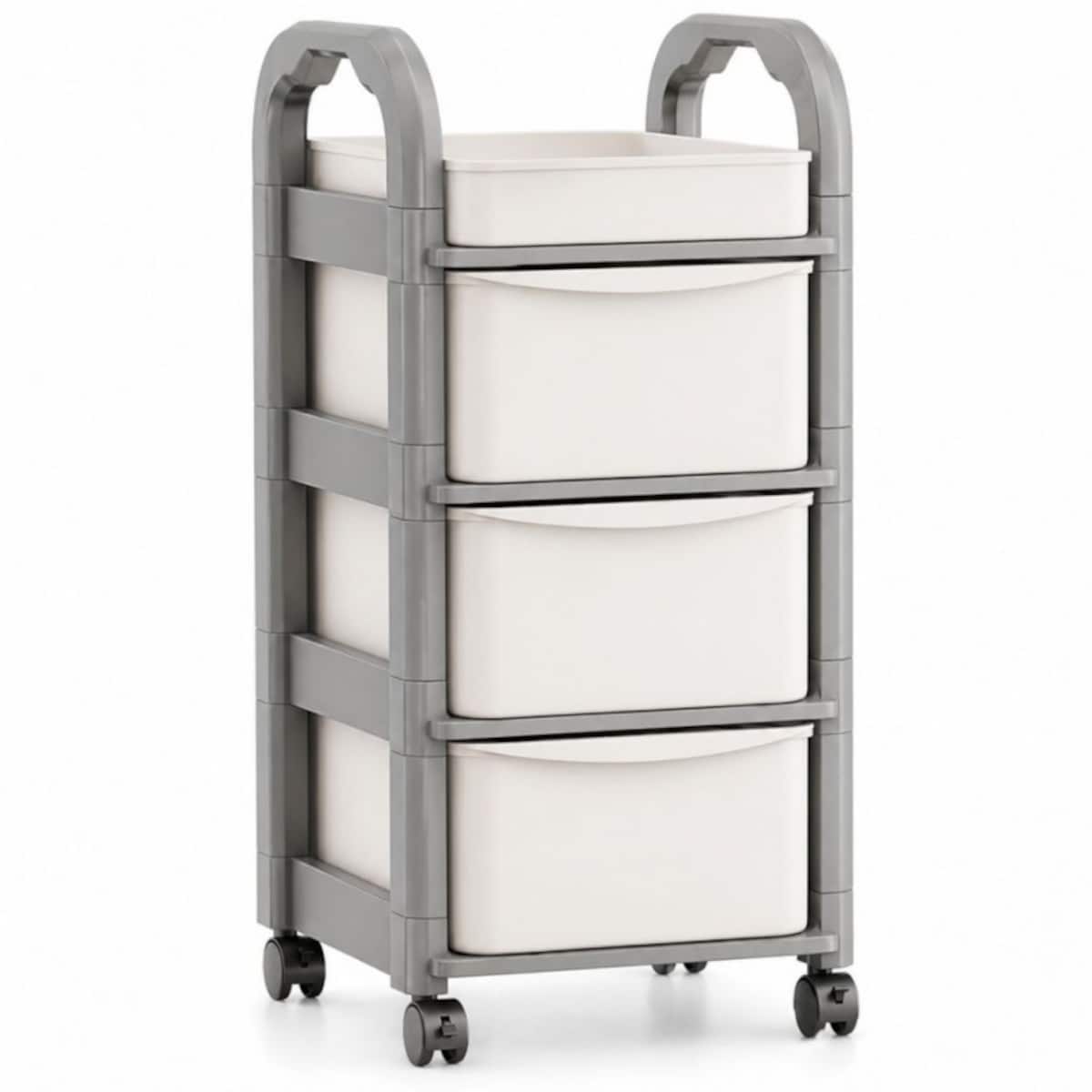 Plastikowy regał na kółkach szafka szuflady szafa 54,7x 33,5 x 24,5cm SZ56