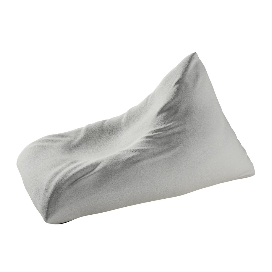 Pufo-leżanka, biały, 85 x 140 x 100 cm, Boucle