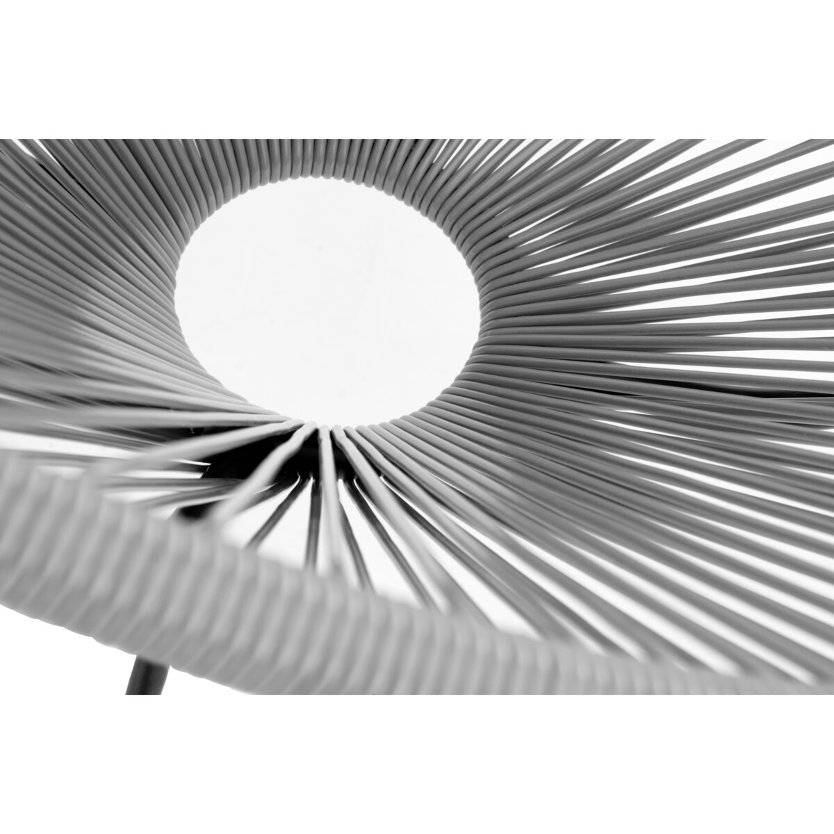 KONSIMO GROSTI Fotel ogrodowy z rattanu Acapulco w kolorze szarym