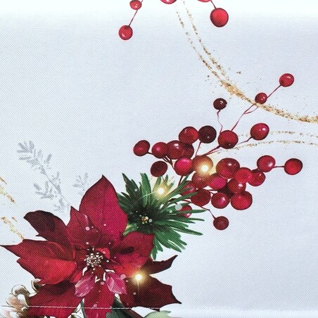 Obrus Zimowa Elegancja - 120x120 cm - wielokolorowy