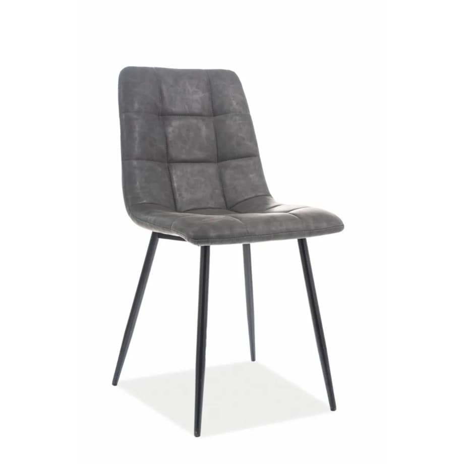 Krzesło LOOK szare/czarne