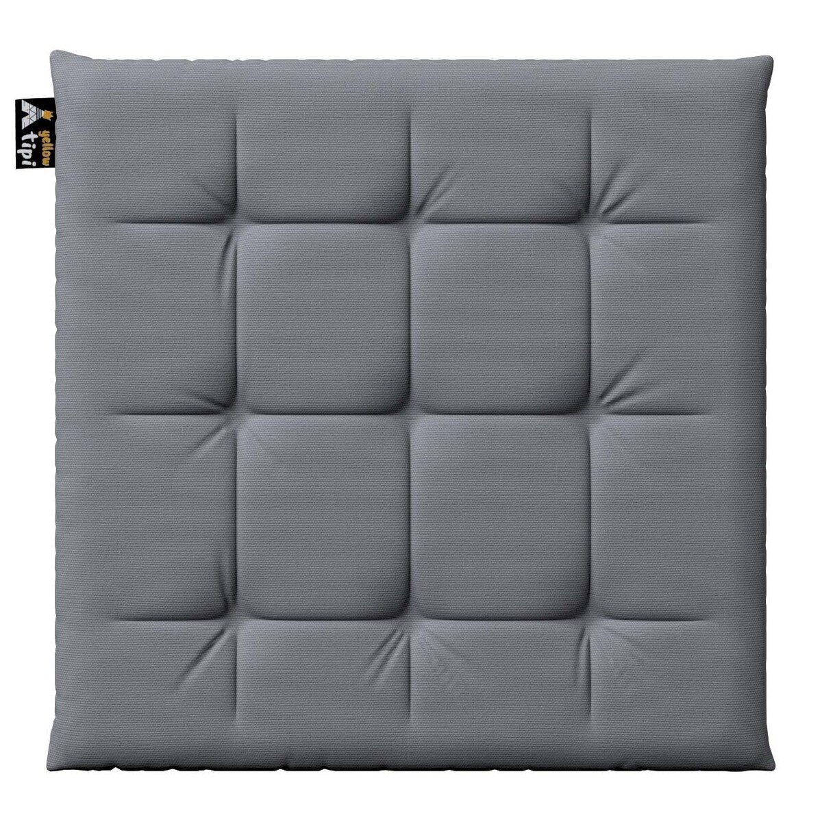 Siedzisko Eddie, szary, 40 x 40 x 3,5 cm, Cotton Story