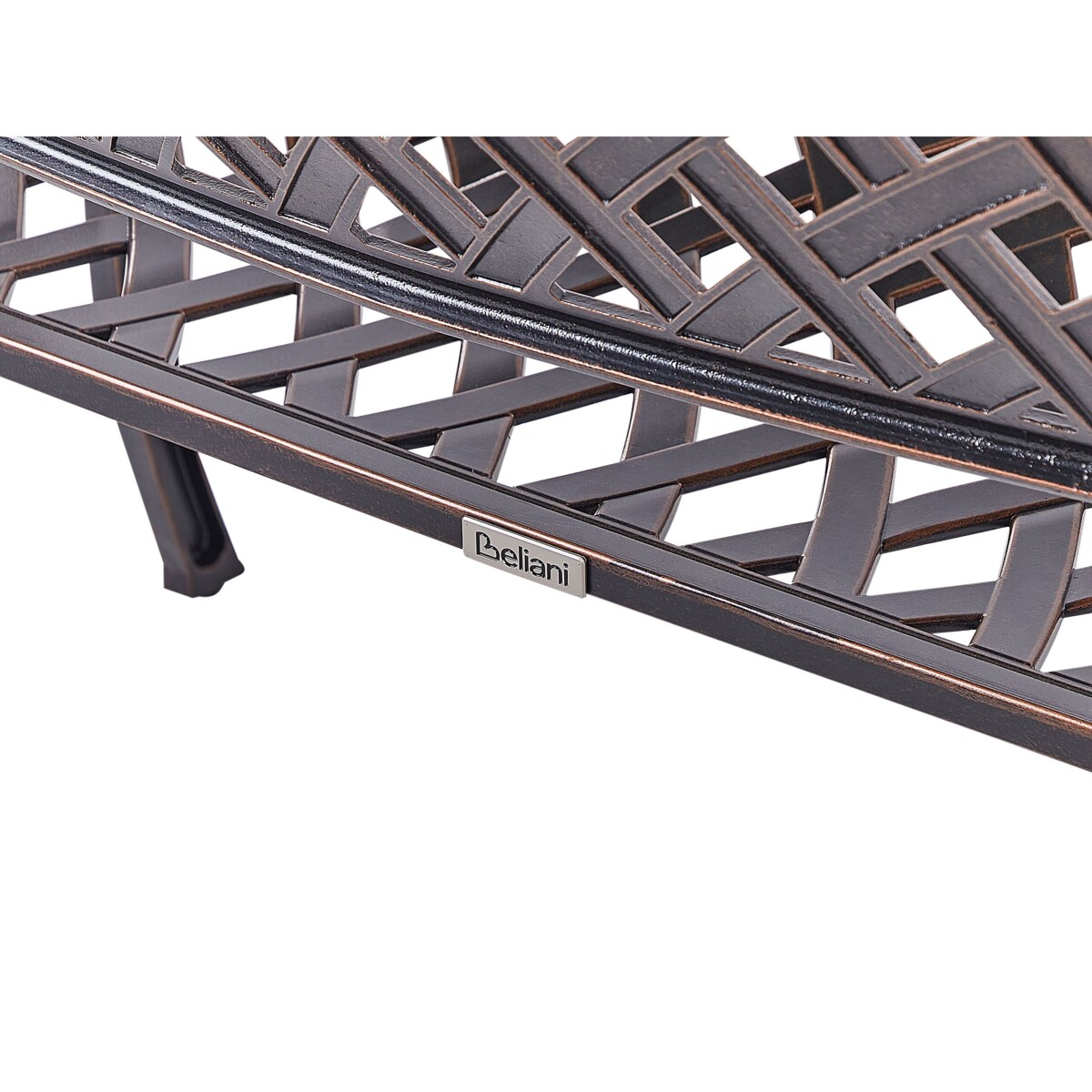 Ławka ogrodowa 104 cm Brązowy STAGGIA