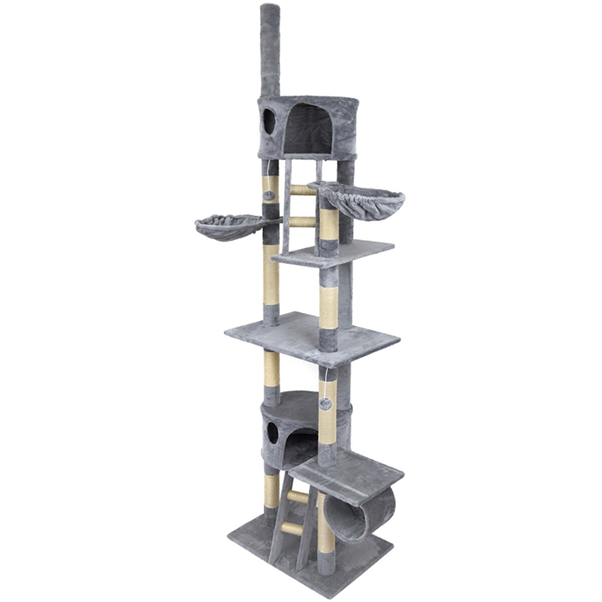 Wysoki Drapak dla kota legowisko wieża Funfit Home&Office 275cm