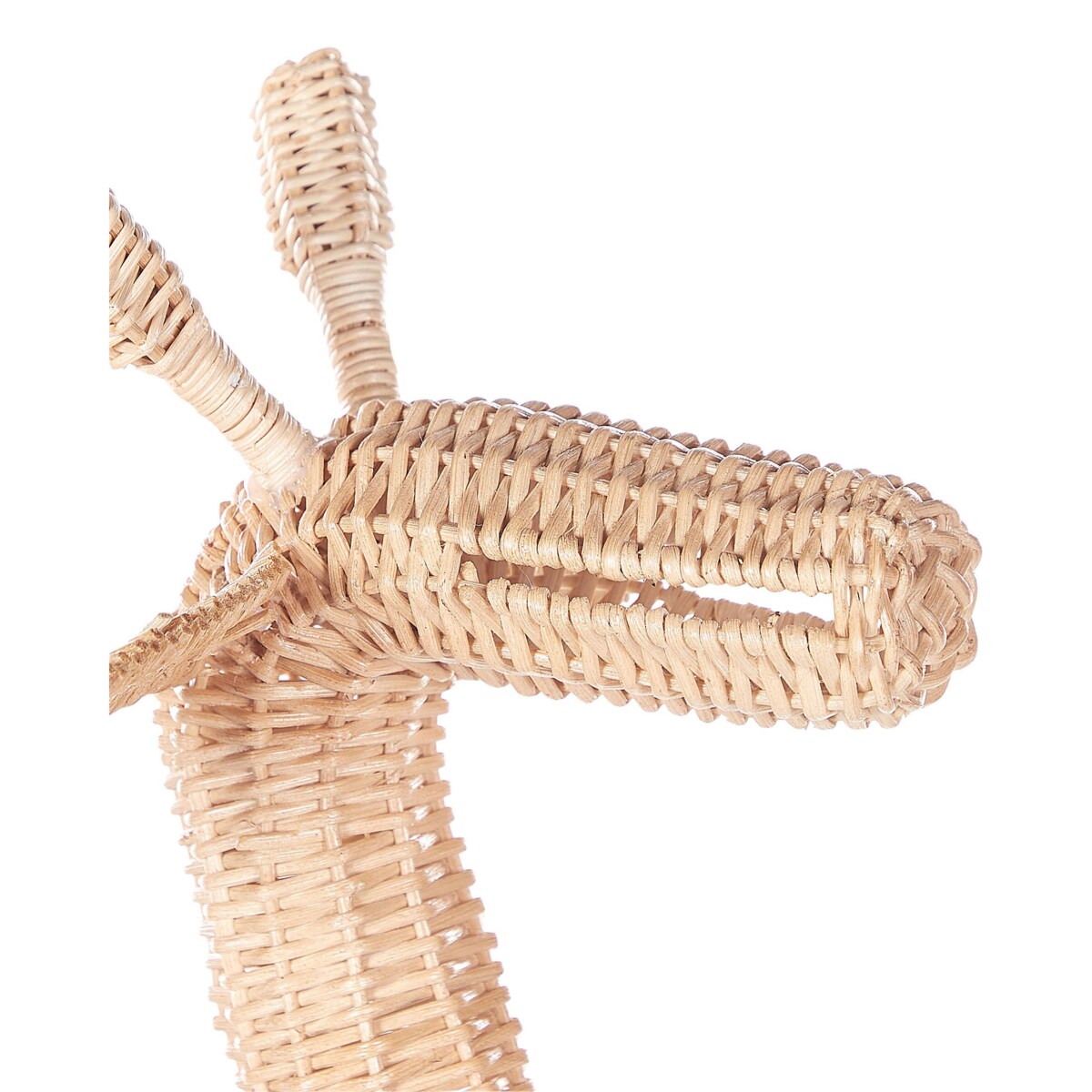 Kosz pleciony żyrafa rattanowy jasny HAINAN