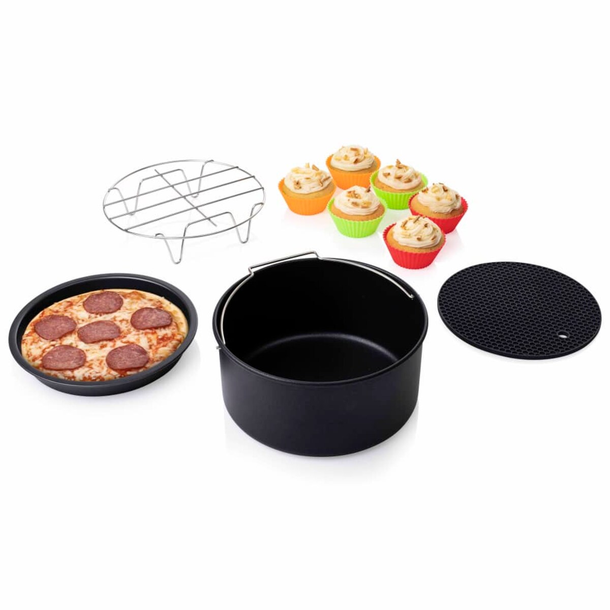 Princess Zestaw 10 akcesoriów do frytkownicy powietrznej, 5,2 L