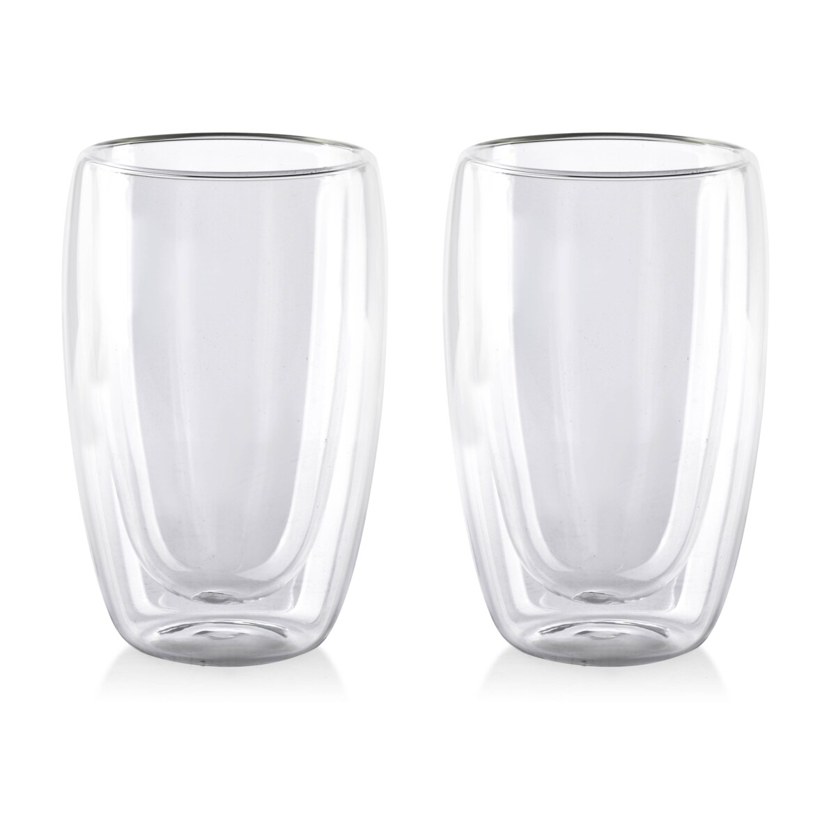 PETER Komplet 2 szklanek 450ml 8x8xh15cm podwójne ścianki