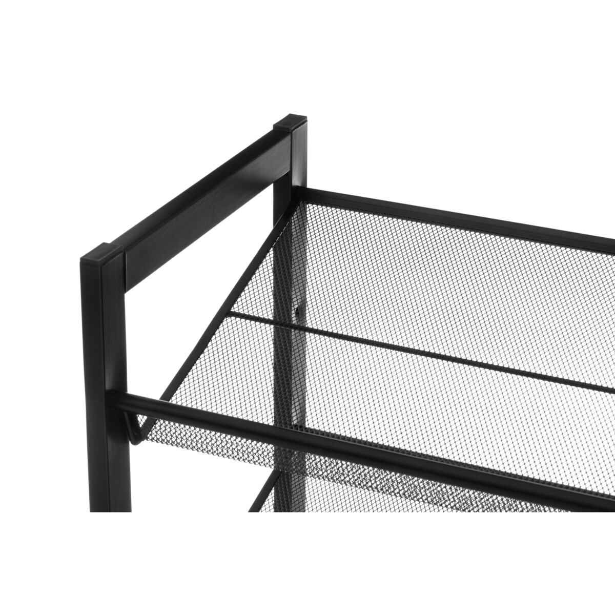 Metalowy stojak na buty MIMMI, 2 poziomy, 74 cm