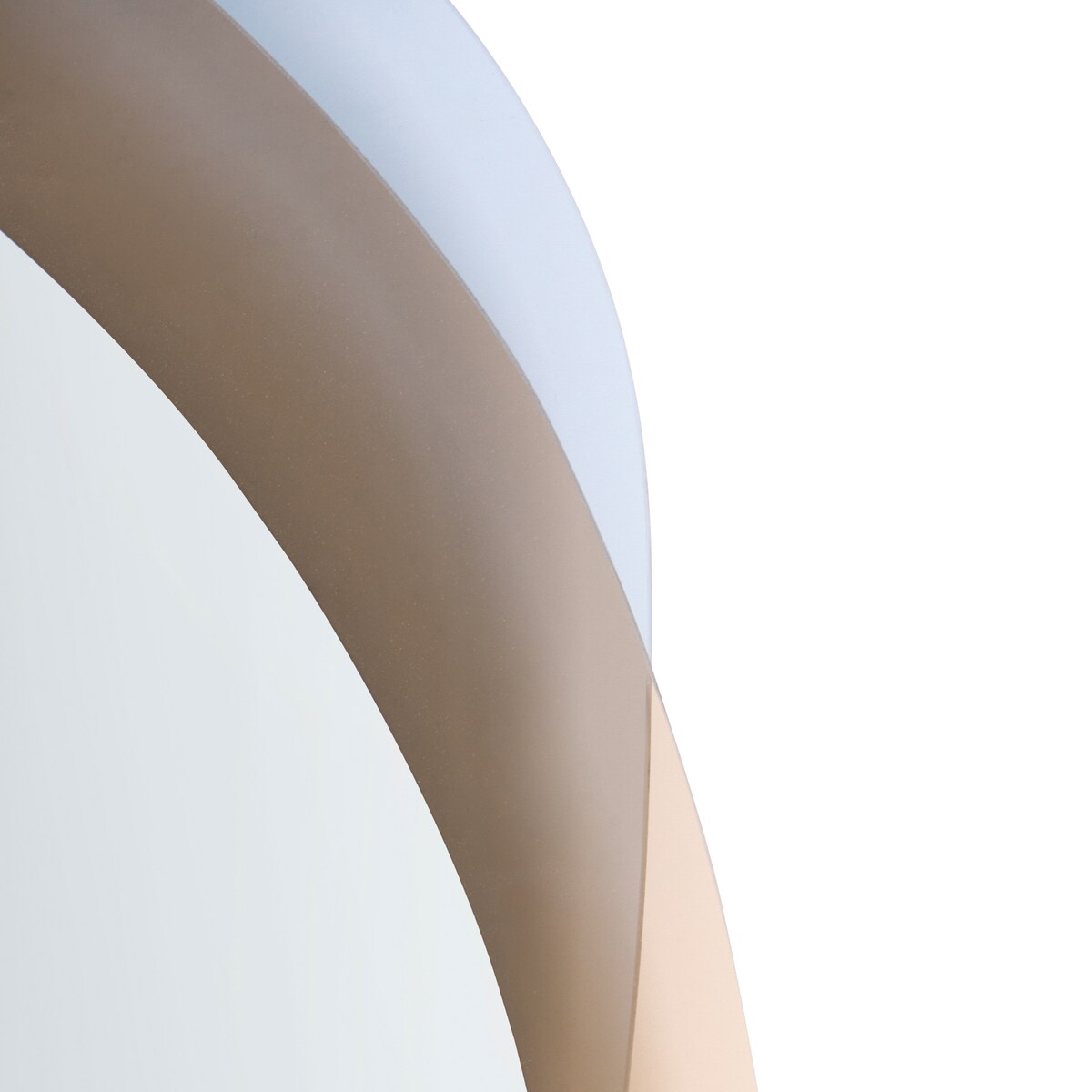 Lustro ścienne CHARLIEU 61 cm 79 cm Szkło Brązowy