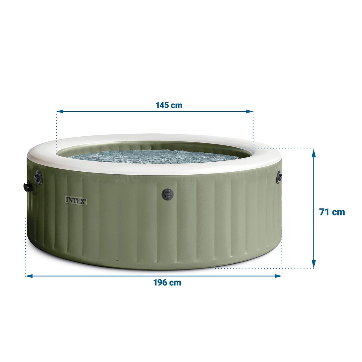 Dmuchane SPA Intex PureSpa 28426 196x71 cm Hydromasaż 4os nowy model 2026