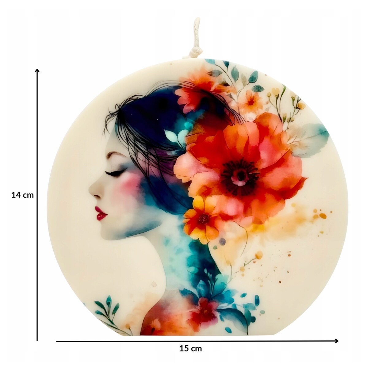Świeczka Sojowa Bezzapachowa Prezent dla Żony Świeca Upominek Dekoracyjna