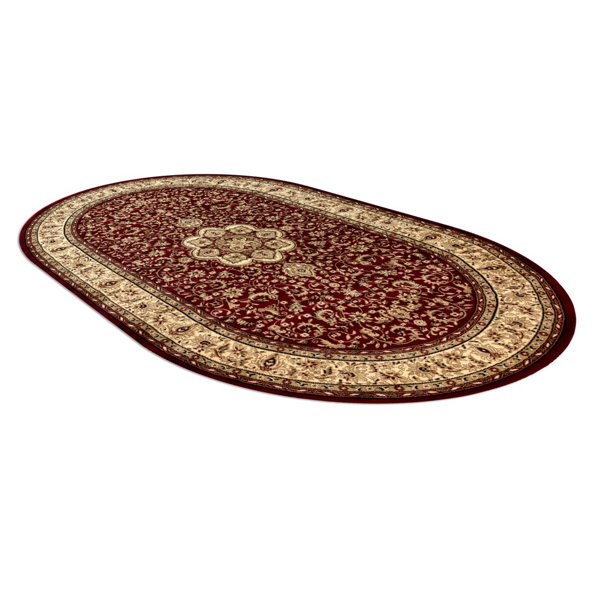 Dywan ROYAL ADR owal wzór 521 bordo 200x290 cm