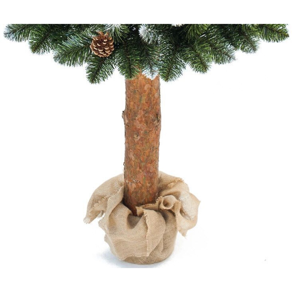 Choinka sztuczna Sosna ośnieżona na pniu