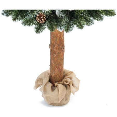 Choinka sztuczna Sosna ośnieżona na pniu