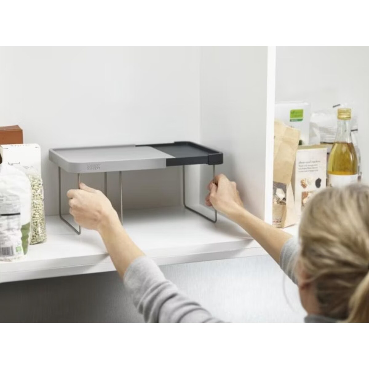 Półka do szafki kuchennej rozkładana CupboardStore, 16.25 x 25.5 x 21.45 cm, Joseph Joseph