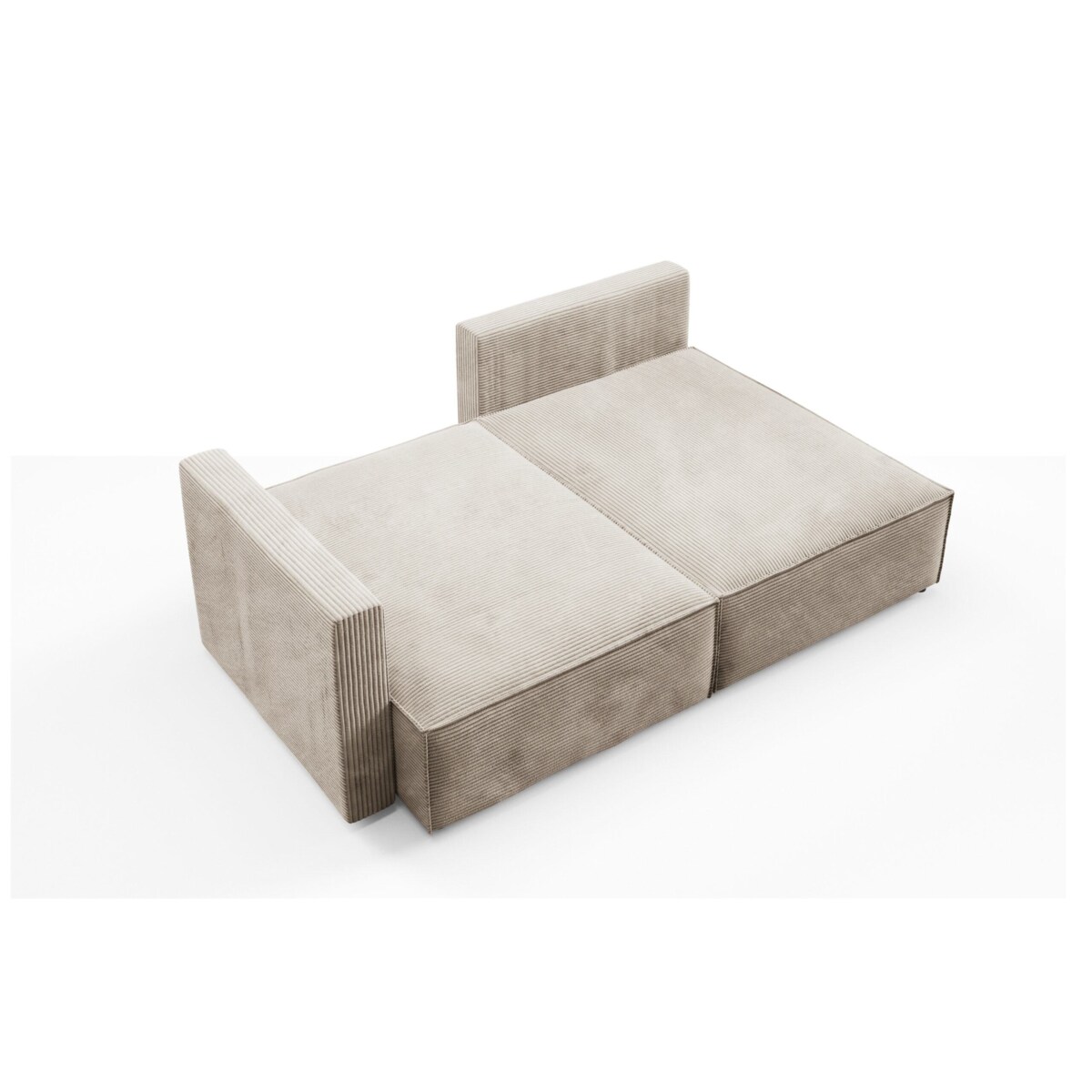 Narożnik modułowy LUCCA z funkcją spania sztruks POSO 05