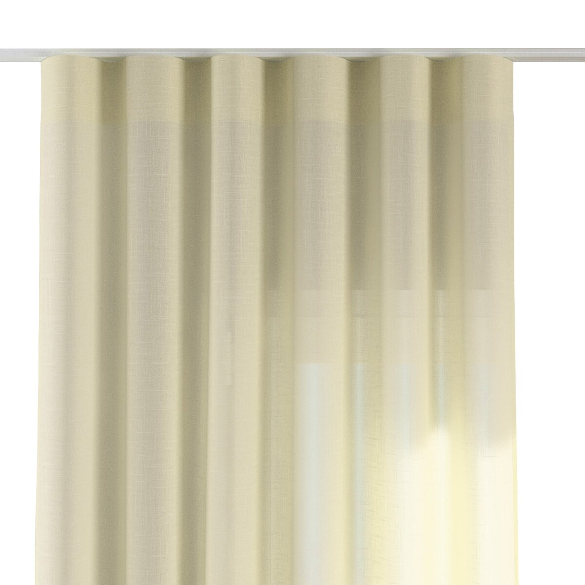 Zasłona na taśmie wave 130x245 prześwitujący ecru